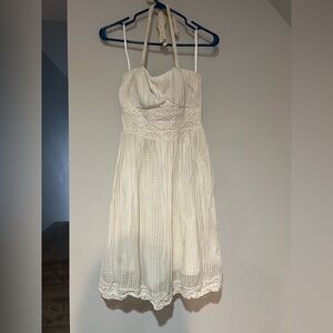 White House Black Market Cream Dress